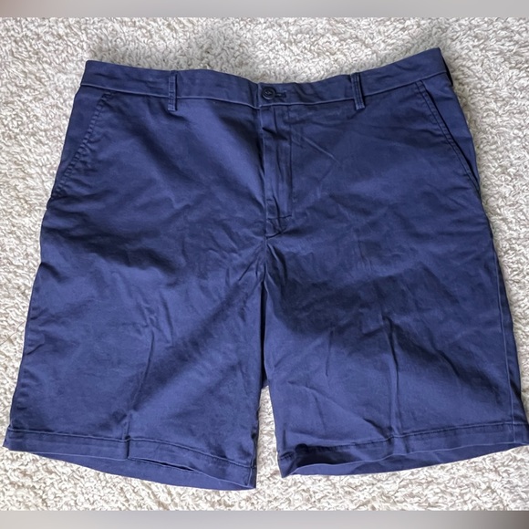 Izod Other - Men's 38 Navy Blue Flat front Stretch Izod Shorts NWT